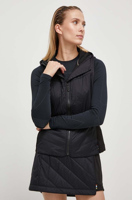 Sportski prsluk Smartwool Smartloft Planet friendly crna SW017118