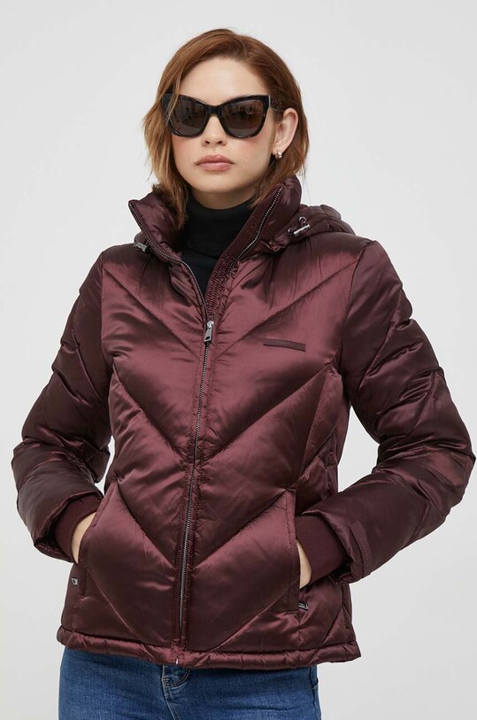 Calvin Klein geaca cu captuseala burgundia K20K207068