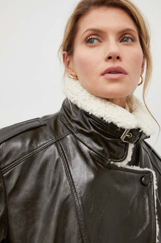 Gestuz geaca de piele 10908402 verde