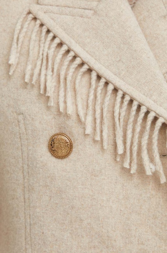 Vlněná bunda By Malene Birger Q71860002 béžová