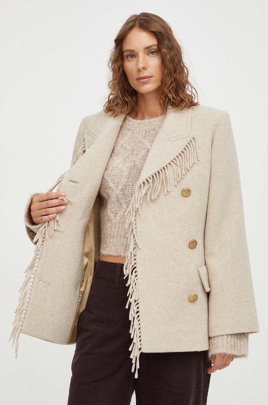 Vlněná bunda By Malene Birger Q71860002