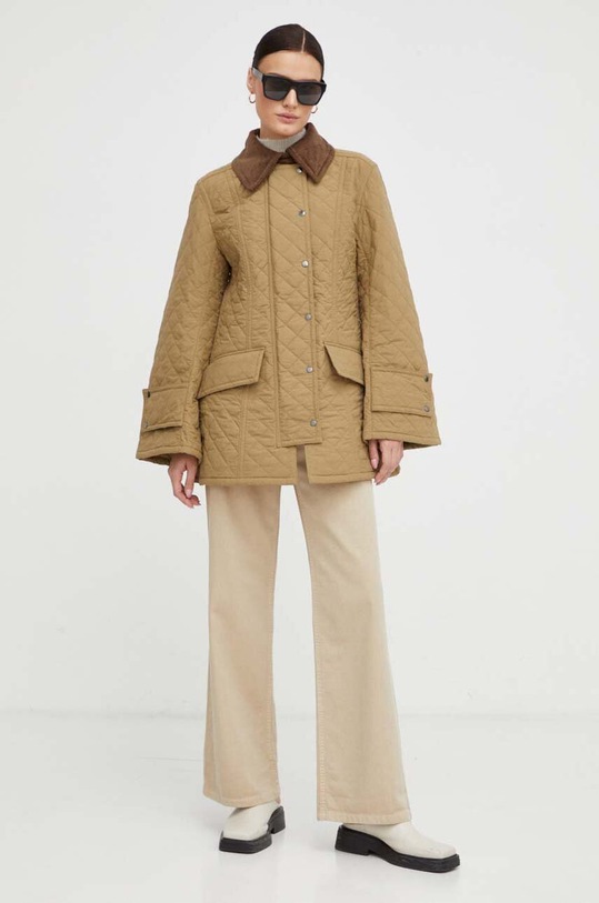 By Malene Birger kurtka Wivi bez kaptura zielony Q71944002