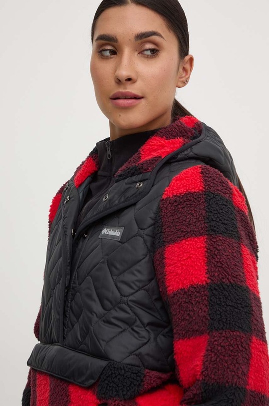 Columbia geacă Sweet View Fleece Hooded negru 1958643