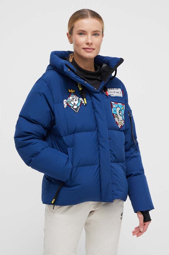 Rossignol geaca de puf x JCC cu captuseala bleumarin RLMWJ34