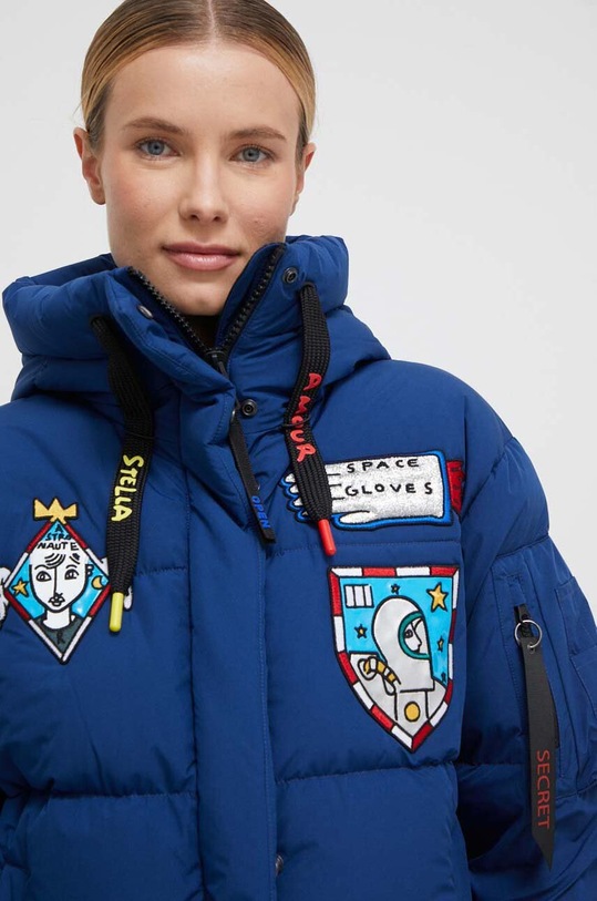 Rossignol geaca de puf x JCC bleumarin RLMWJ34