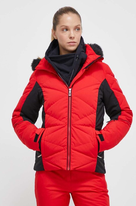 Ски яке Rossignol Staci зимни спортове червен RLMWJ07