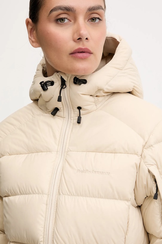 Peak Performance kurtka sportowa puchowa Frost beżowy G79632