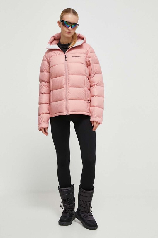 Páperová športová bunda Peak Performance Frost G79632 ružová AW24