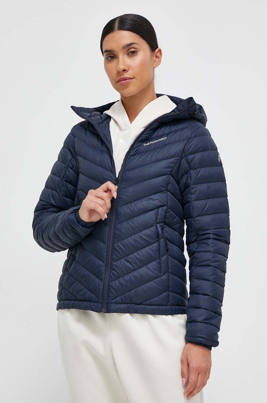 Peak Performance kurtka sportowa puchowa pozostałe granatowy G79633