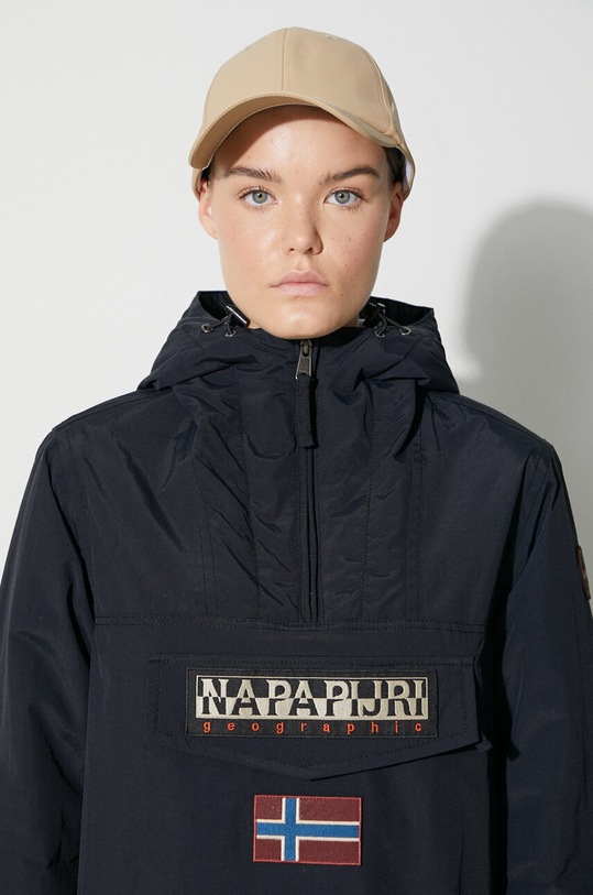 Napapijri geacă RAINFOREST W WINT 5 NP0A4GM50411 negru