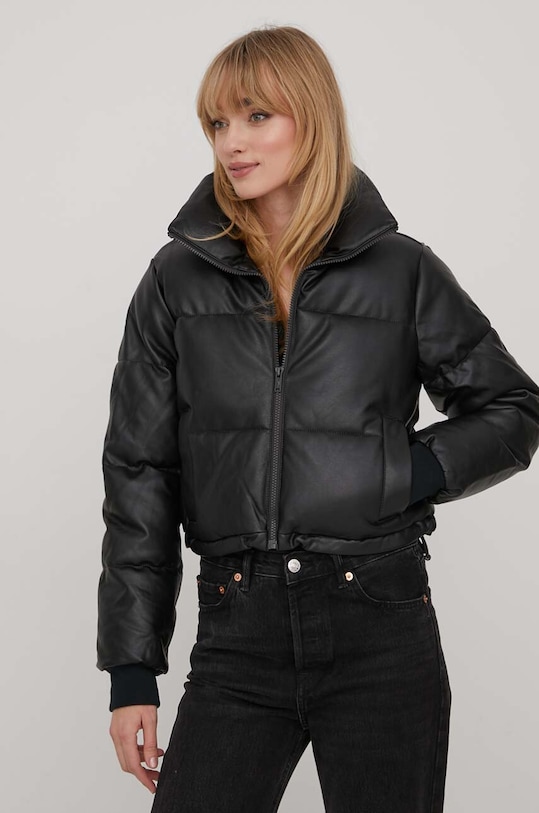 Bunda Hollister Co. zateplené čierna KI344.3615.900