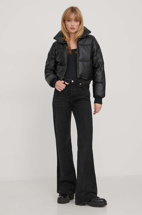 Bunda Hollister Co. KI344.3615.900 čierna AW23
