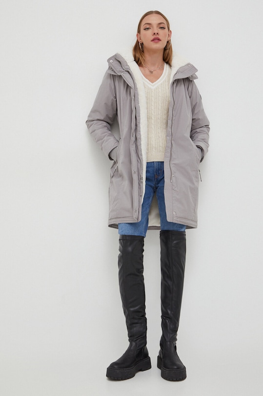 Hollister Co. kurtka pozostałe szary KI344.3651.121