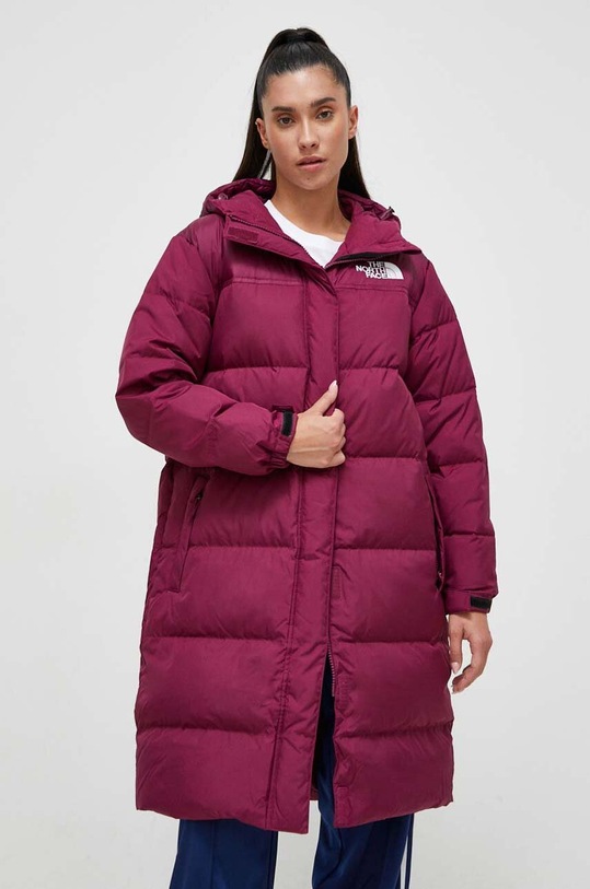 The North Face kurtka puchowa pozostałe bordowy NF0A832KI0H1