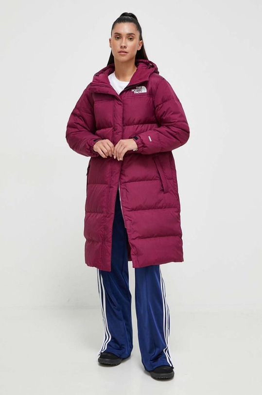 The North Face kurtka puchowa NF0A832KI0H1 bordowy AW23