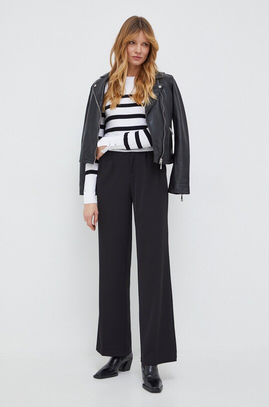 Guess ramoneska skórzana W3BL83.L0O00 czarny AW24