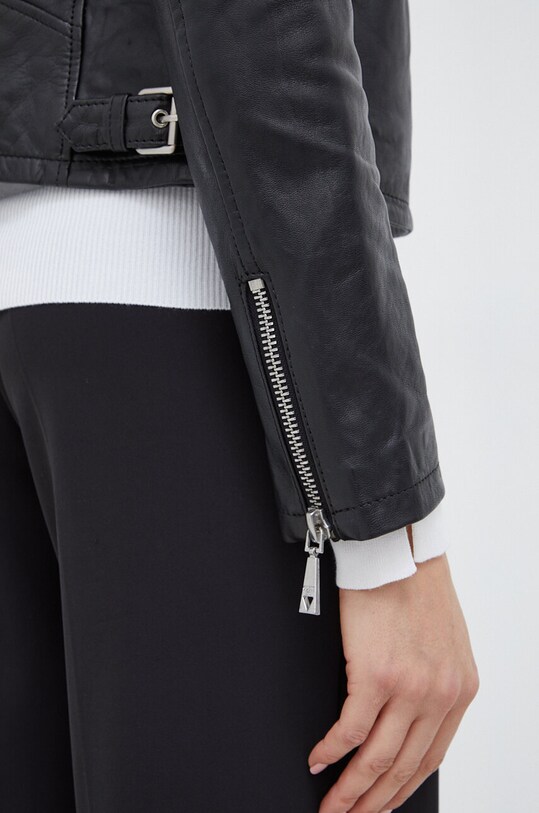 Guess ramoneska skórzana W3BL83.L0O00 czarny