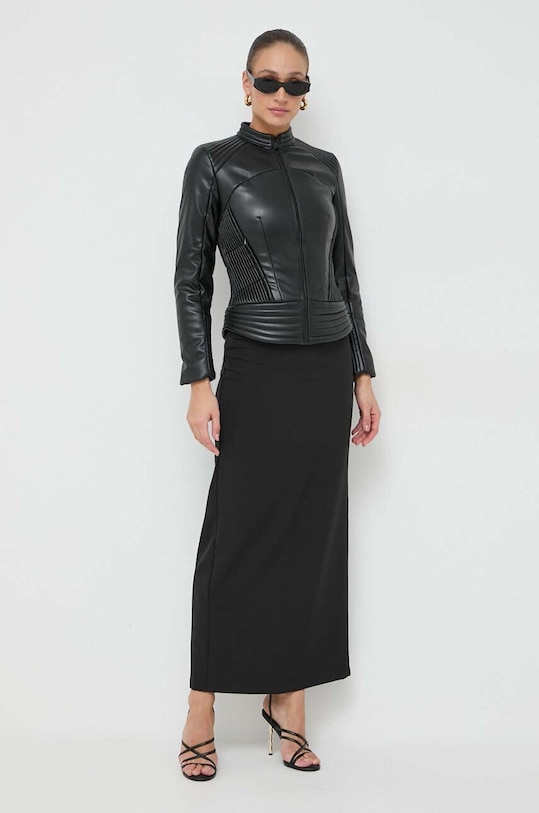 Guess rövid kabát LEA W4RL12.WFWT0 fekete SS24