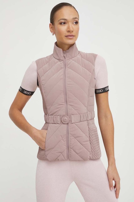 Prsluk Guess za prijelazno razdoblje roza W4RN21.WFWR0