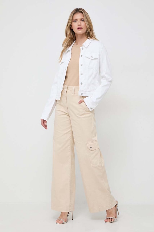 Guess kurtka jeansowa W2GN0E.D3AF5 biały SS24