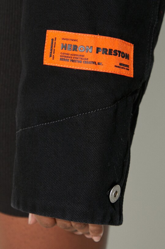 Heron Preston kurtka jeansowa Rebuilt Denim Jacket HWYE013F23DEN0011000