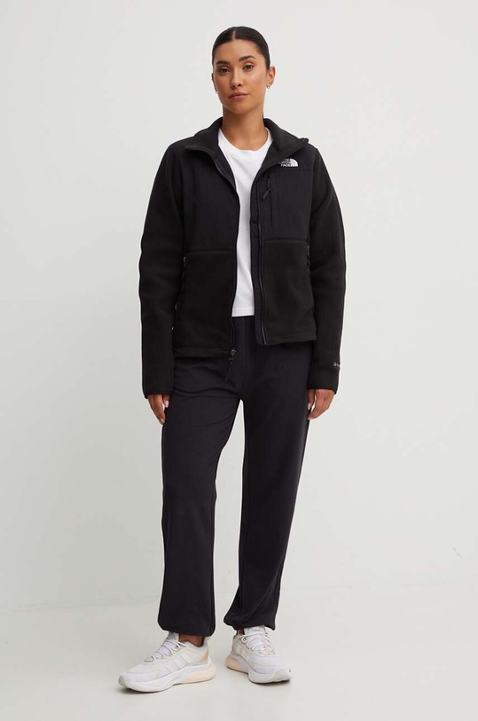 The North Face bluză Denali NF0A7UR6JK31 negru SS24
