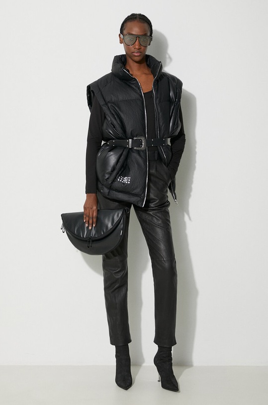 MM6 Maison Margiela down vest Gilet S62FB0058 black AW23