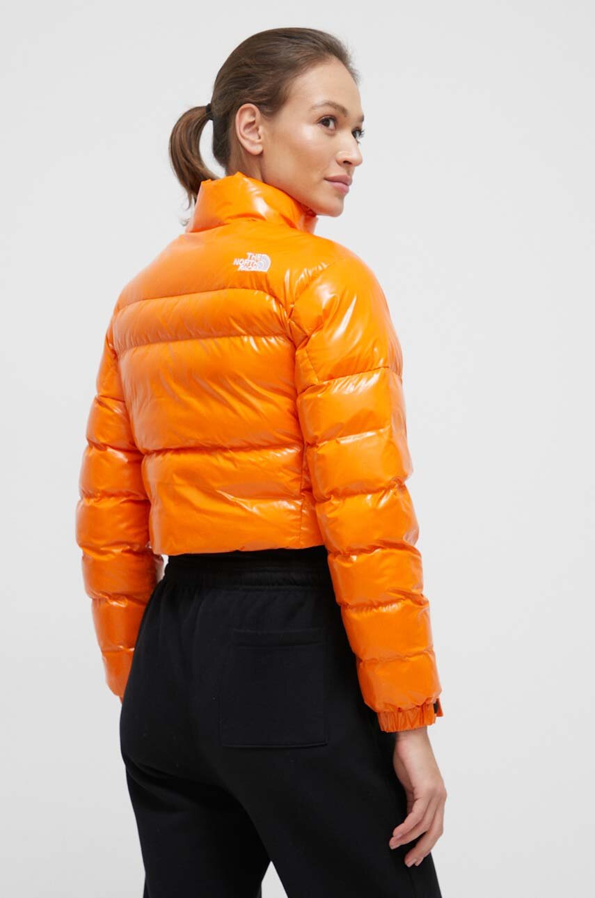 Odzież The North Face kurtka NF0A852LI0M1 pomarańczowy