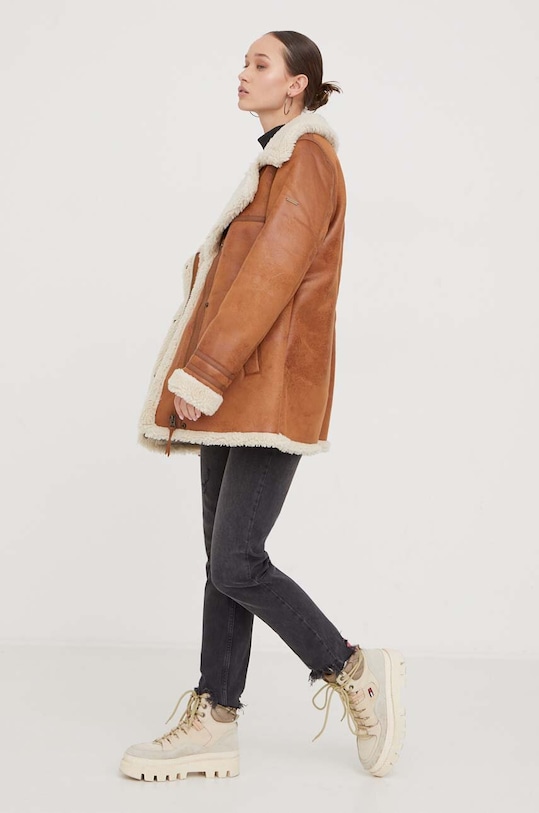 Bunda Superdry W5011690A.20O béžová AW23