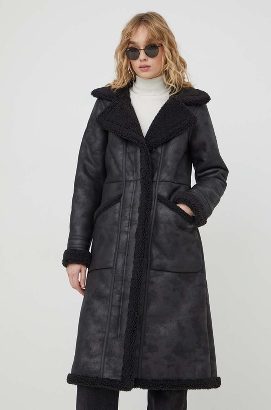 Superdry płaszcz W5011696A.02A czarny AW23