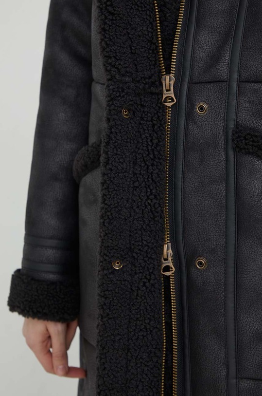 Superdry płaszcz W5011696A.02A czarny