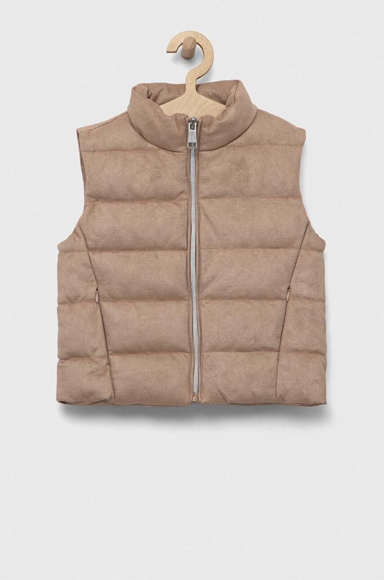 Guess bezrękawnik dziecięcy bez kaptura beżowy J3YN01.WFIY0.9BYX