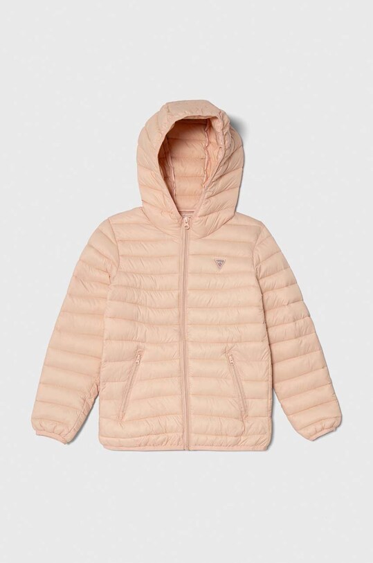 Дитяча куртка Guess H93J00.WCAO0.G.9BYX рожевий AW23