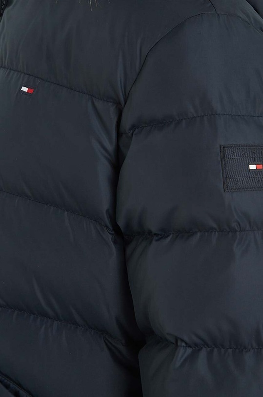 Dětská péřová bunda Tommy Hilfiger námořnická modř KG0KG07399.74.122.9BYX
