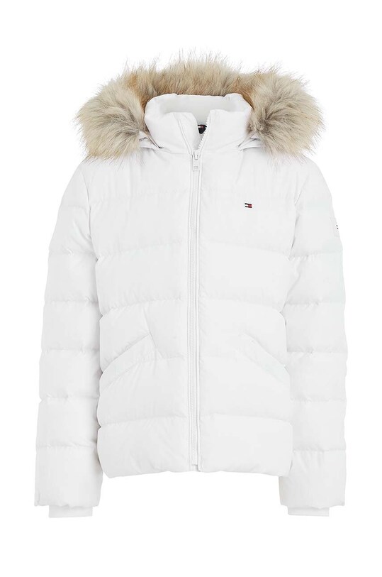 Детская пуховая куртка Tommy Hilfiger KG0KG07399.128.176.9BYX белый AW23