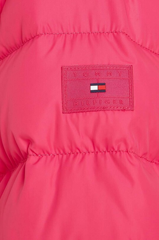 Дитяча пухова куртка Tommy Hilfiger рожевий KG0KG07399.128.176.9BYX