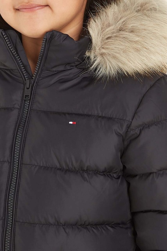 Detská páperová bunda Tommy Hilfiger KG0KG07399.128.176.9BYX čierna
