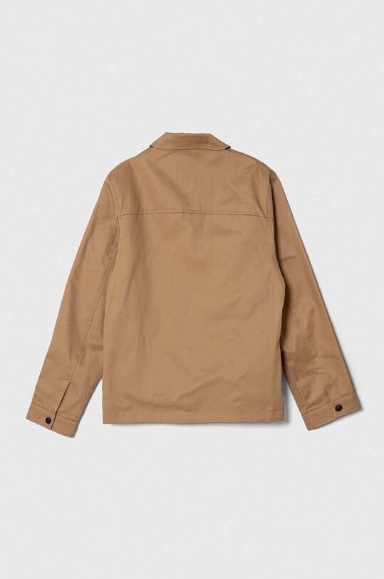 Дитяча двостороння куртка Tommy Hilfiger KS0KS00498.9BYX бежевий AW23