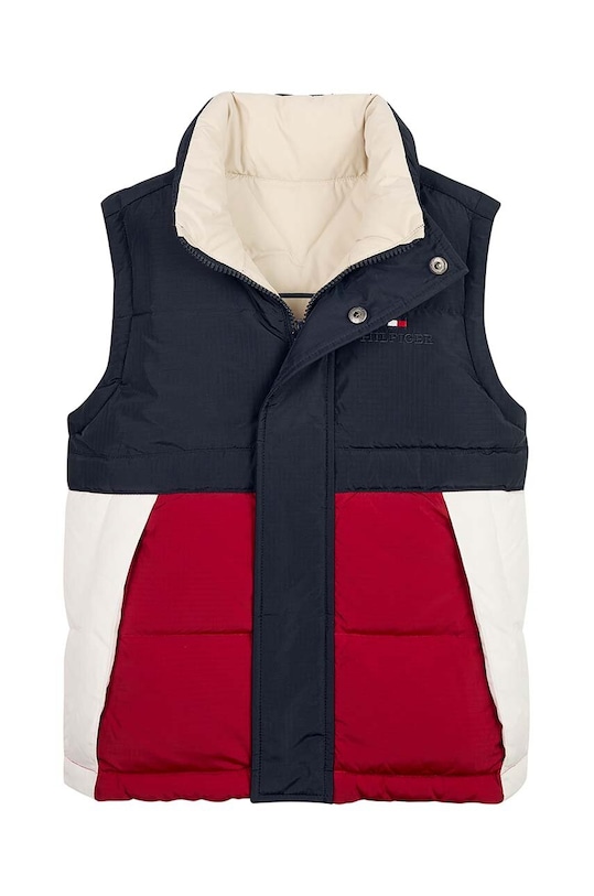 Tommy Hilfiger bezrękawnik dwustronny dziecięcy bez kaptura granatowy KS0KS00500.9BYX