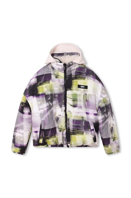 Dkny kurtka dwustronna dziecięca D36686.114.150 zielony AW23