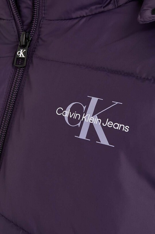 Дитяча куртка Calvin Klein Jeans фіолетовий IG0IG02056.9BYX