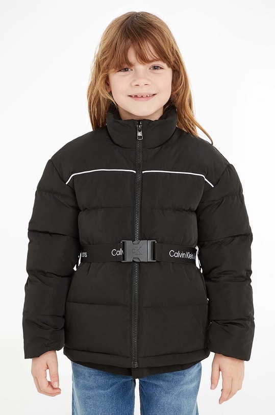 Calvin Klein Jeans kurtka dziecięca bez kaptura czarny IG0IG02057.9BYX