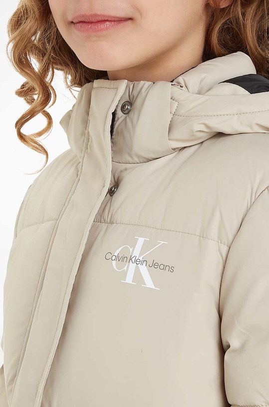 Calvin Klein Jeans kurtka dziecięca IG0IG02059.9BYX beżowy