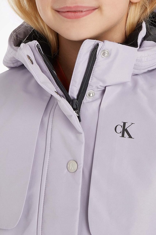 Calvin Klein Jeans kurtka dziecięca IG0IG02061.9BYX fioletowy