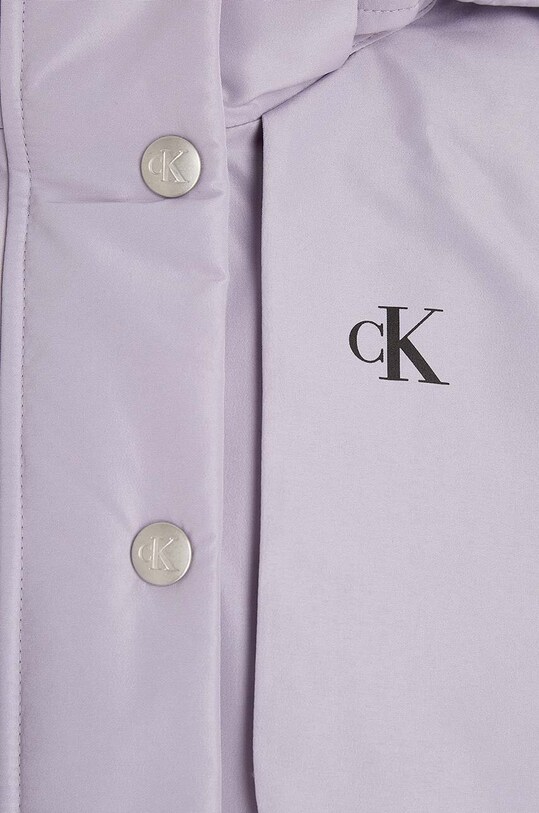 Дитяча куртка Calvin Klein Jeans фіолетовий IG0IG02061.9BYX