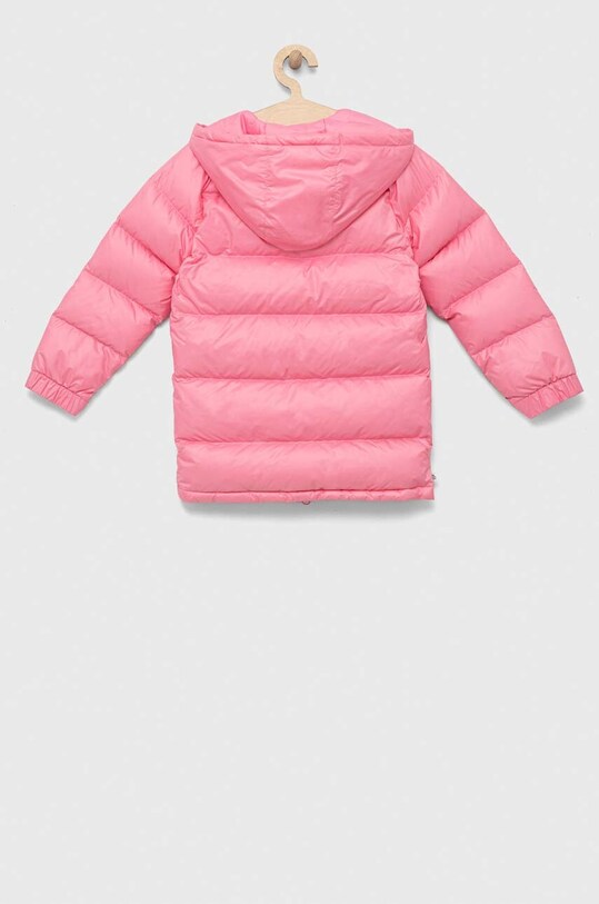 Дитяча пухова куртка adidas Originals HK0389 рожевий AW23