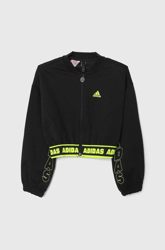 adidas bluza dziecięca JG D CROP BMBER pozostałe czarny IA1531