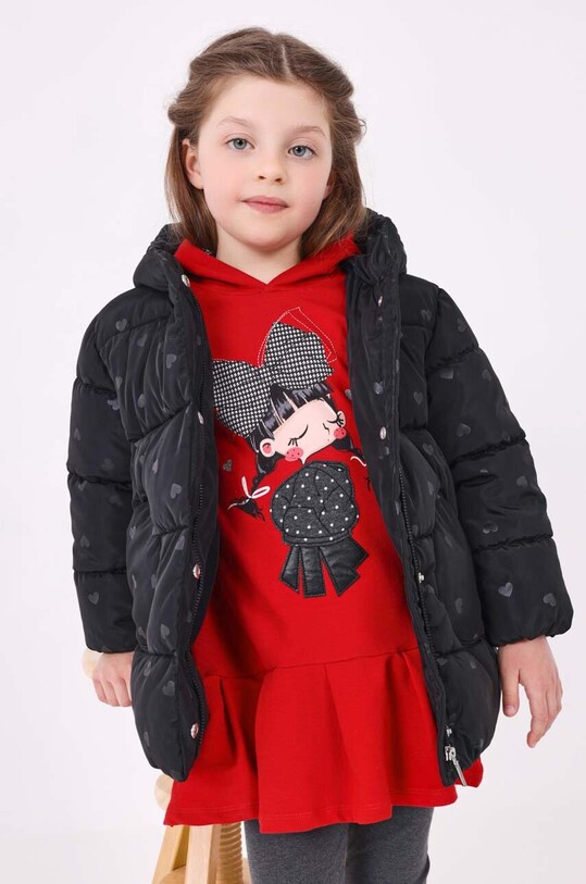 Детская куртка Mayoral с утеплением чёрный 4412.6D.Mini.9BYX