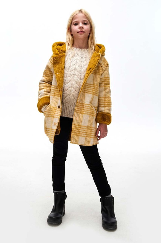 Fete Mayoral palton copii 7408.8C.Junior.9BYX galben