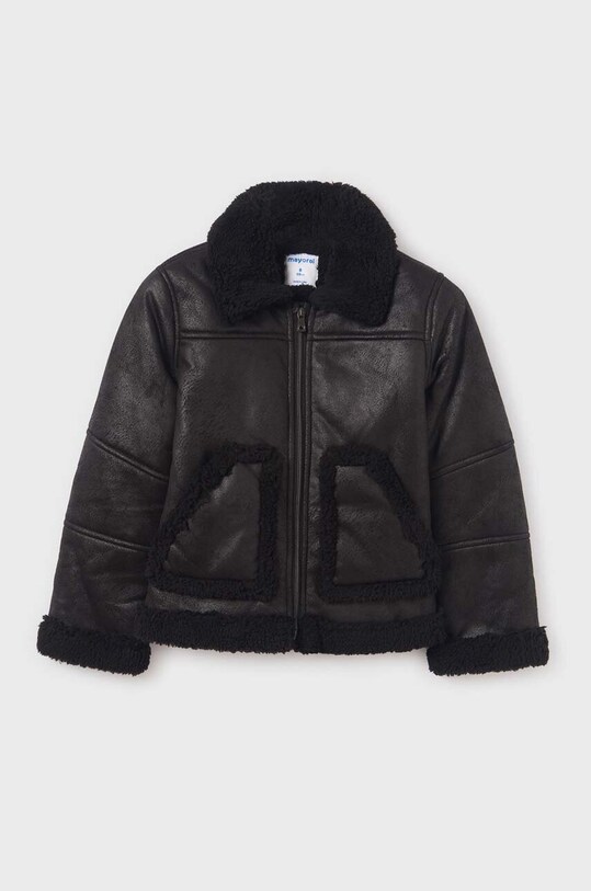 Девочка Детская куртка Mayoral 7411.8C.Junior.9BYX тёмно-синий